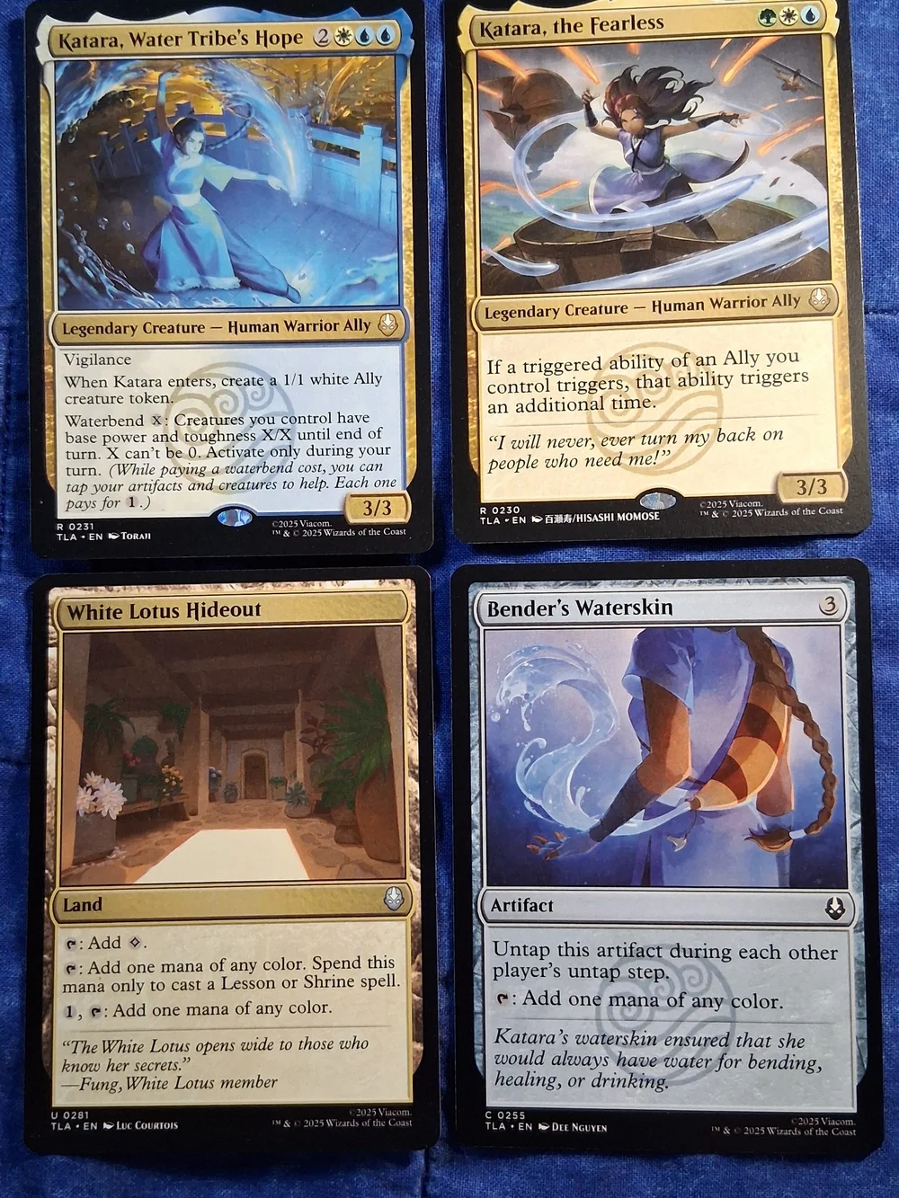 23 Card Katara Of The Water Tribe Bundle ~ Avatar: The Last Airbender ~ Magic NM